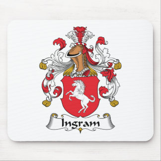 Alfombrilla De Ratón Escudo de la familia de Ingram