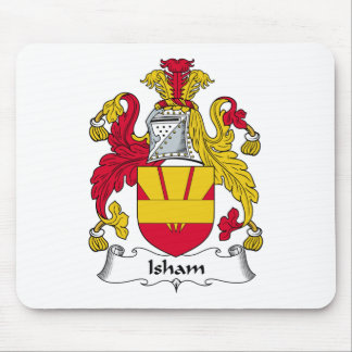 Alfombrilla De Ratón Escudo de la familia de Isham