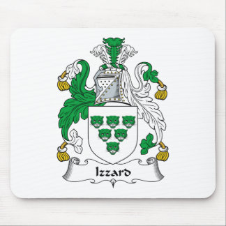 Alfombrilla De Ratón Escudo de la familia de Izzard