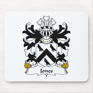 Alfombrilla De Ratón Escudo de la familia de Jones