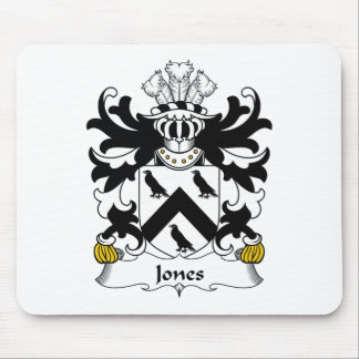 Alfombrilla De Ratón Escudo de la familia de Jones