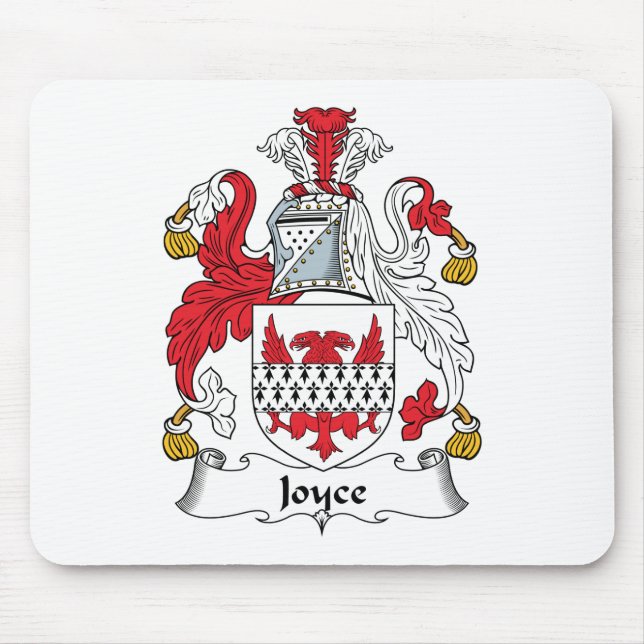 Alfombrilla De Ratón Escudo de la familia de Joyce (Frente)