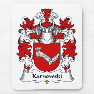 Alfombrilla De Ratón Escudo de la familia de Karnowski