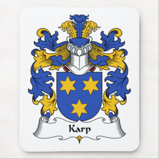 Alfombrilla De Ratón Escudo de la familia de Karp