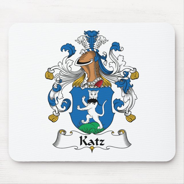 Alfombrilla De Ratón Escudo de la familia de Katz (Frente)