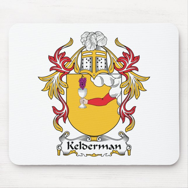 Alfombrilla De Ratón Escudo de la familia de Kelderman (Frente)