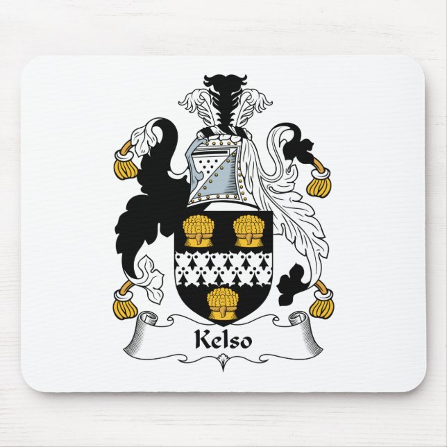 Alfombrilla De Ratón Escudo de la familia de Kelso (Frente)