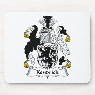 Alfombrilla De Ratón Escudo de la familia de Kendrick