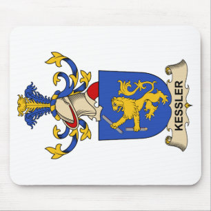 Alfombrilla De Ratón Escudo de la familia de Kessler