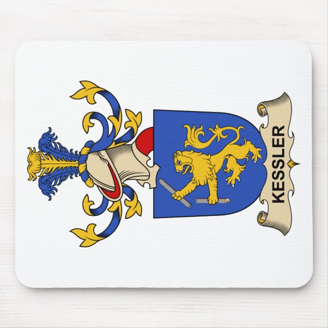 Alfombrilla De Ratón Escudo de la familia de Kessler (Frente)