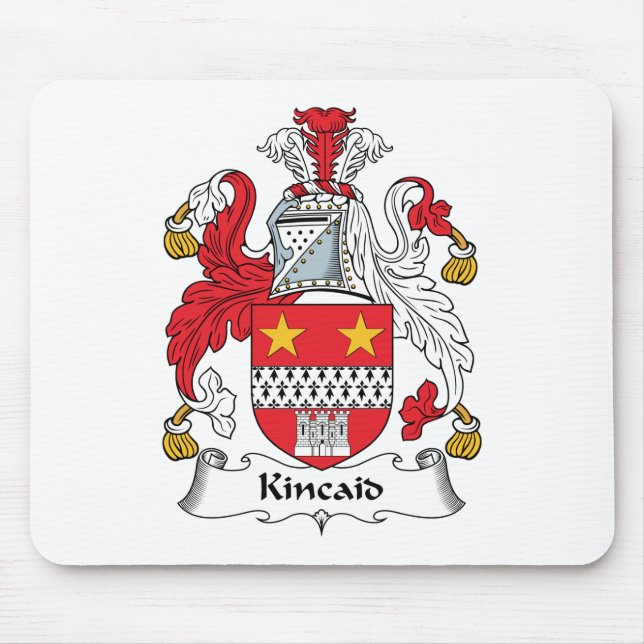 Alfombrilla De Ratón Escudo de la familia de Kincaid (Frente)