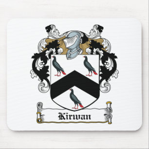 Alfombrilla De Ratón Escudo de la familia de Kirwan