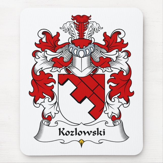 Alfombrilla De Ratón Escudo de la familia de Kozlowski (Frente)