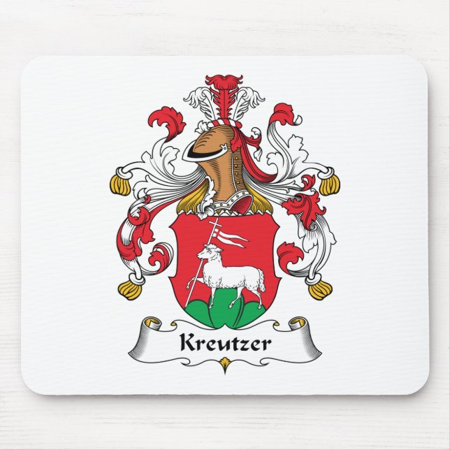 Alfombrilla De Ratón Escudo de la familia de Kreutzer (Frente)