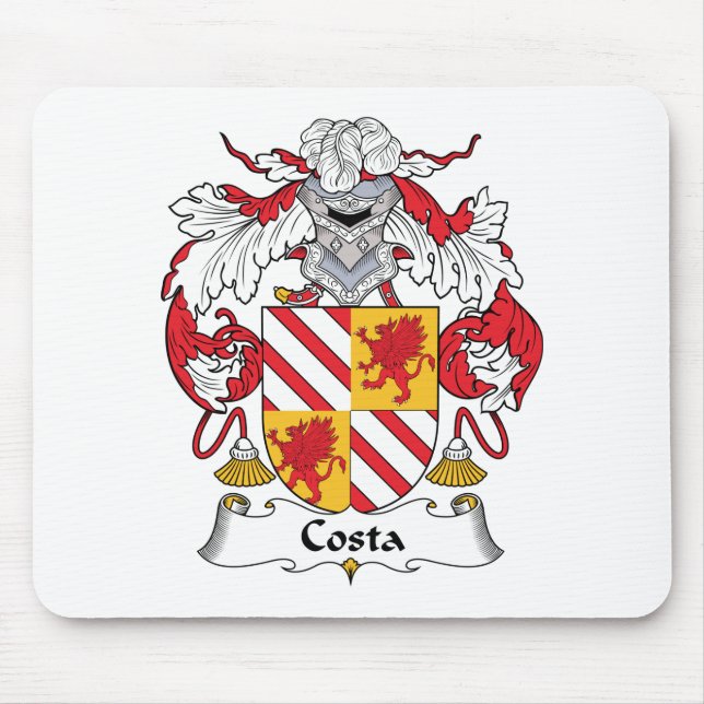 Alfombrilla De Ratón Escudo de la familia de la costa (Frente)