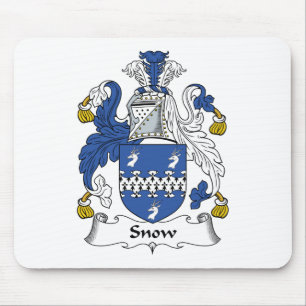 Alfombrilla De Ratón Escudo de la familia de la nieve