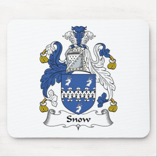 Alfombrilla De Ratón Escudo de la familia de la nieve