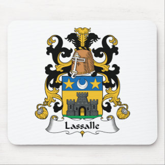 Alfombrilla De Ratón Escudo de la familia de Lassalle