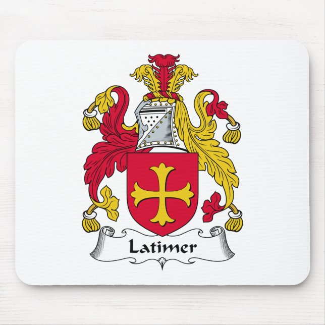 Alfombrilla De Ratón Escudo de la familia de Latimer (Frente)