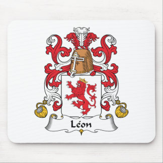 Alfombrilla De Ratón Escudo de la familia de León