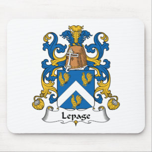 Alfombrilla De Ratón Escudo de la familia de Lepage