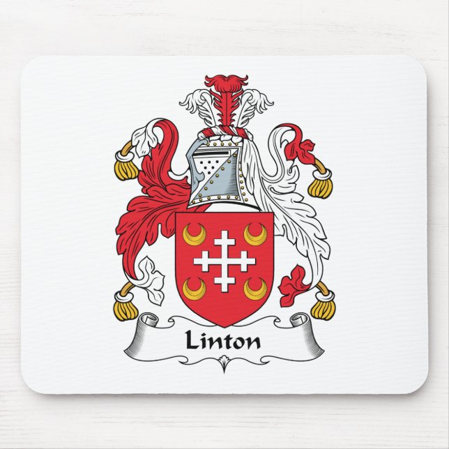 Alfombrilla De Ratón Escudo de la familia de Linton (Frente)