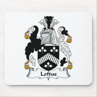 Alfombrilla De Ratón Escudo de la familia de Loftus