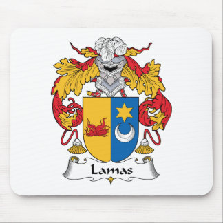 Alfombrilla De Ratón Escudo de la familia de los lamas