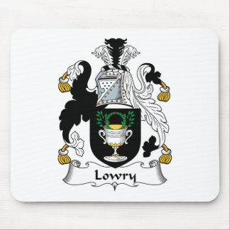 Alfombrilla De Ratón Escudo de la familia de Lowry
