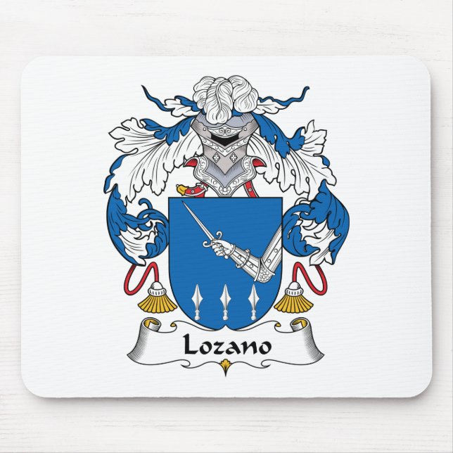 Alfombrilla De Ratón Escudo de la familia de Lozano (Frente)