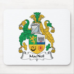 Alfombrilla De Ratón Escudo de la familia de MacNeil