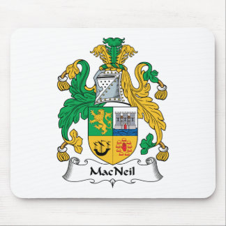 Alfombrilla De Ratón Escudo de la familia de MacNeil
