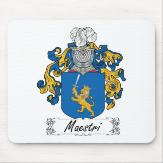 Alfombrilla De Ratón Escudo de la familia de Maestri