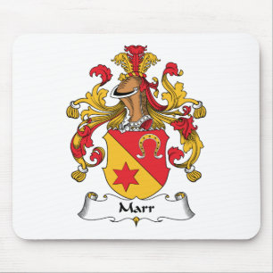 Alfombrilla De Ratón Escudo de la familia de Marr