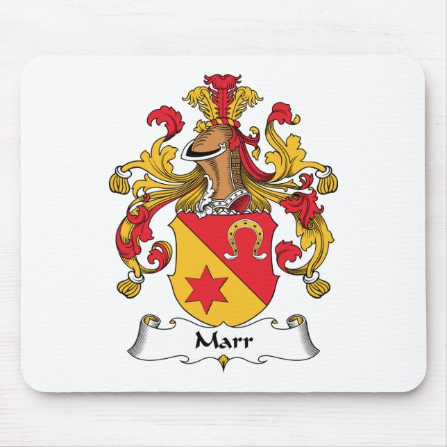 Alfombrilla De Ratón Escudo de la familia de Marr (Frente)