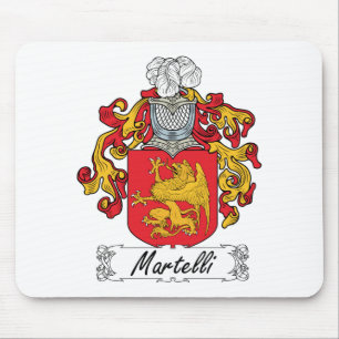 Alfombrilla De Ratón Escudo de la familia de Martelli