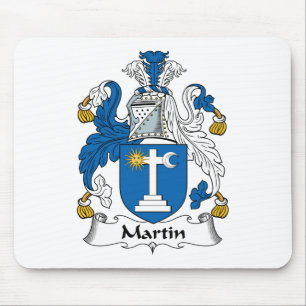 Alfombrilla De Ratón Escudo de la familia de Martin