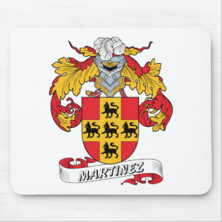 Alfombrilla De Ratón Escudo de la familia de Martínez