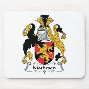 Alfombrilla De Ratón Escudo de la familia de Matheson