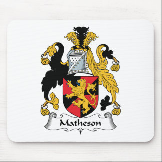 Alfombrilla De Ratón Escudo de la familia de Matheson