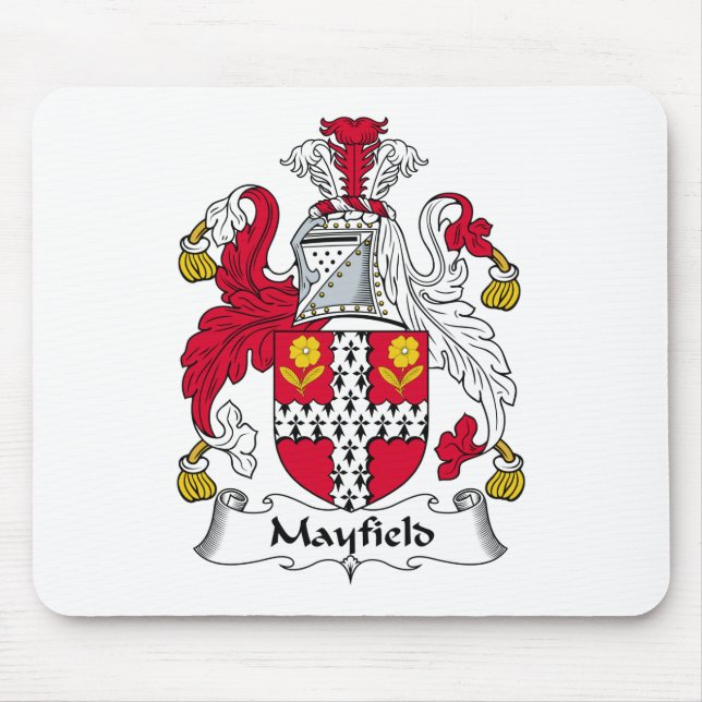 Alfombrilla De Ratón Escudo de la familia de Mayfield (Frente)