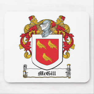 Alfombrilla De Ratón Escudo de la familia de McGill