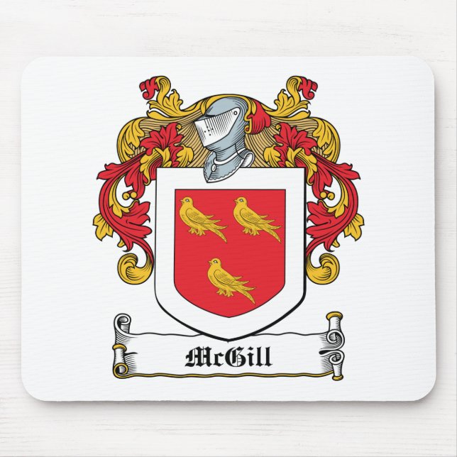Alfombrilla De Ratón Escudo de la familia de McGill (Frente)