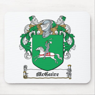 Alfombrilla De Ratón Escudo de la familia de McGuire
