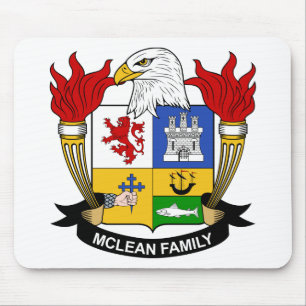 Alfombrilla De Ratón Escudo de la familia de McLean