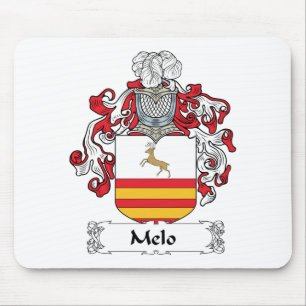 Alfombrilla De Ratón Escudo de la familia de Melo