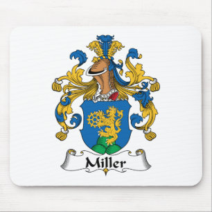 Alfombrilla De Ratón Escudo de la familia de Miller
