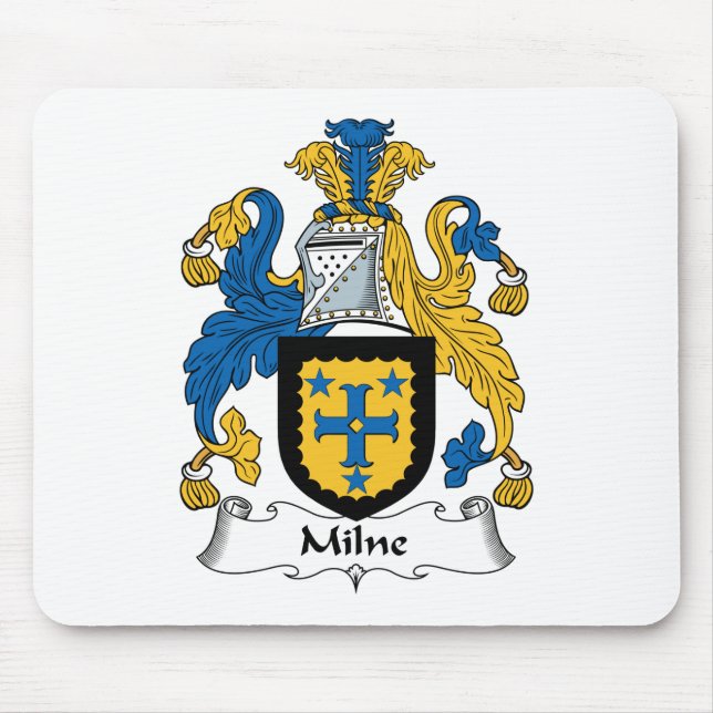 Alfombrilla De Ratón Escudo de la familia de Milne (Frente)