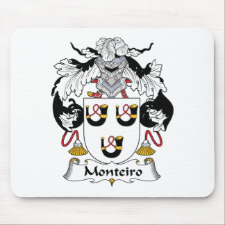 Alfombrilla De Ratón Escudo de la familia de Monteiro