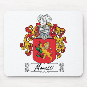 Alfombrilla De Ratón Escudo de la familia de Moretti